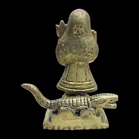 Om BhariPuri Brass Shree Khodiyar MATA Statue Brass Shree Khodiyar MATA Idol for Home Temple Pooja MATA Rani Decorative Showpiece for Mandir-thumb1