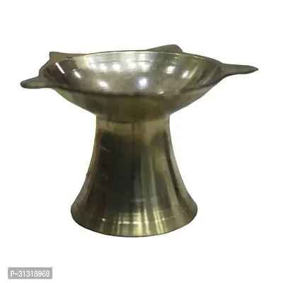 Traditional Brass Diya for Puja