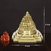 Om BhariPuri Meru Yantra/Brass Meru Shri Yantra/Brass Meru Shree Yantra/Brass Meru Yantra - Solid/ 3D Meru Shri Yantra-thumb2