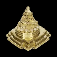 Om BhariPuri Meru Yantra/Brass Meru Shri Yantra/Brass Meru Shree Yantra/Brass Meru Yantra - Solid/ 3D Meru Shri Yantra-thumb1