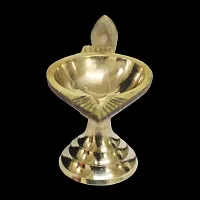 Om ssvmb9 Traditional Brass Diya for Puja | Pooja Aarti | Arti Deepak Deepam Oil Lamp for Home Temple Decor Gifts Puja Articles Decor Gifts-thumb2