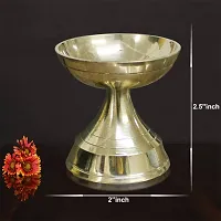 Traditional Pure Brass Diya for Pooja-thumb3