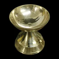 Traditional Pure Brass Diya for Pooja-thumb2