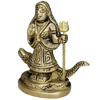 Brass Khodiyar Mata Sculpture-thumb2