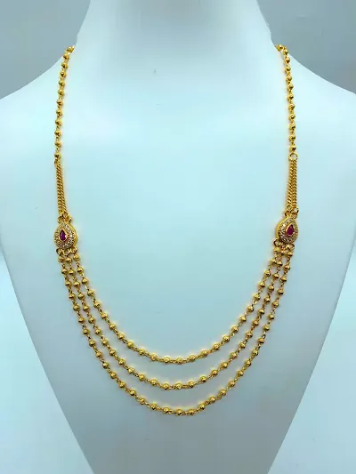 Attractive Gold plated Brass Chains for Women
