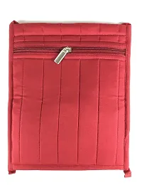 SriAoG Handmade Elegant Female Sling Bag for Travel | Crossbody Bags for Ladies| Side Bag for Women Stylish | Passport Holder Sling | Medium Size 9x8 Inch (Red)-thumb1