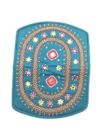 SriAoG Handicrafts Women Hand Purse Cotton Banjara Clutch Girls Stylish Ladies Wallet Phone Purse Green(Medium Money Wallet 8.5 Inch Original Mirror Beads and Thread Work Handmade)-thumb3