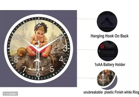 Designer Plastic Analog Wall Clock