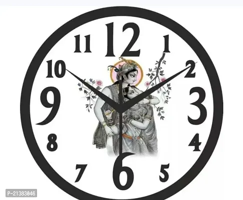 Designer Plastic Analog Wall Clock-thumb0