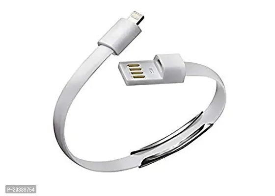 Nema Fashion USB Micro Charging Bracelet for Apple - White