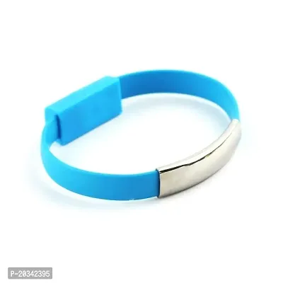 Nema Fashion USB Micro Charging Bracelet for Apple - Blue