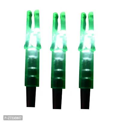 Automatically Lighted Arrow Nock -45.5mm - Green - 3 Pcs-thumb2