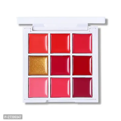 9 Color Lip Gloss Cream Palette - Party-thumb0