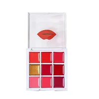 9 Color Lip Gloss Cream Palette - Party-thumb1