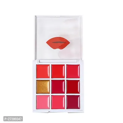 9 Color Lip Gloss Cream Palette - Party-thumb2