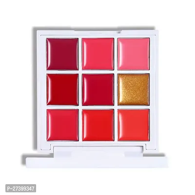 9 Color Lip Gloss Cream Palette - Party-thumb3