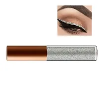 Waterproof Glitter Liquid Eyeliner - Silver-thumb2