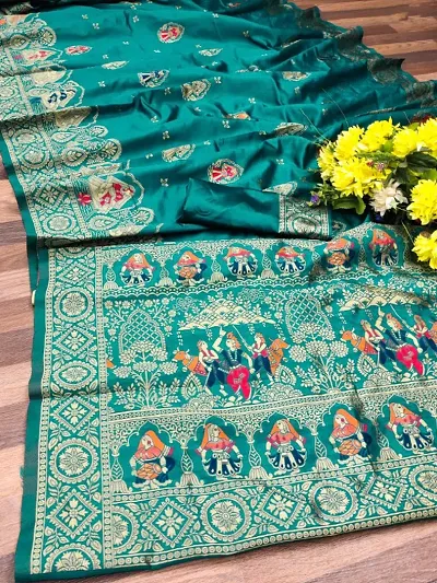 Fancy Jacquard Saree with Blouse Piece for Women