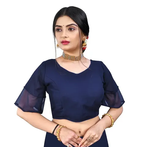 Classic Georgette Stitched Fancy Blouses for Women