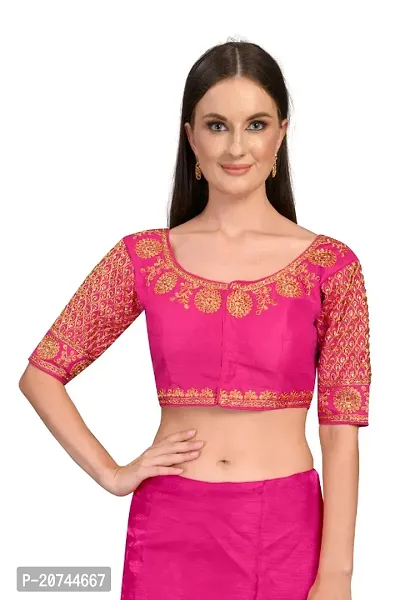 Classic Banglori Silk Embroidered Blouses for Women-thumb0