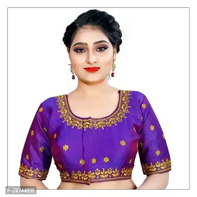 Classic Banglori Silk Embroidered Blouses for Women