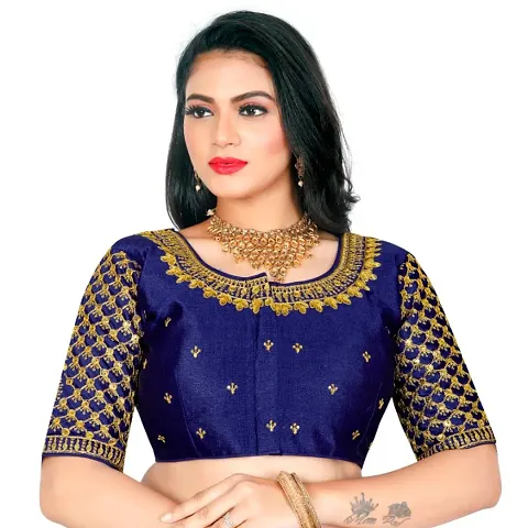 Classic Banglori Silk Embroidered Blouses for Women