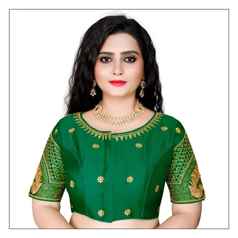 Classic Banglori Silk Embroidered Blouses for Women