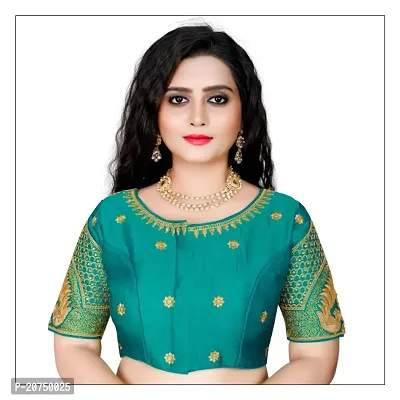 Classic Banglori Silk Embroidered Blouses for Women-thumb0