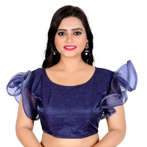 Classic Banglori Silk Fancy Blouses for Women
