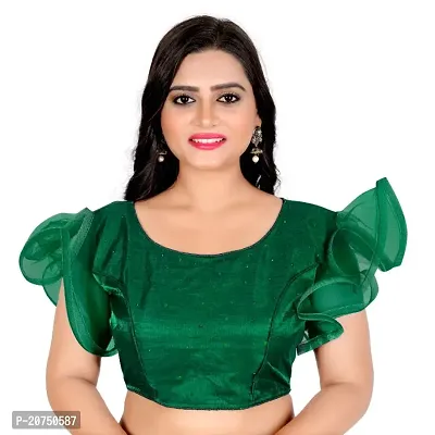 Classic Banglori Silk Fancy Blouses for Women-thumb0