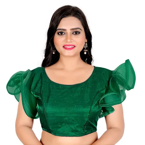 Classic Banglori Silk Fancy Blouses for Women