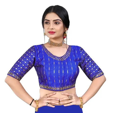 Classic Banglori Silk Embroidered Blouses for Women