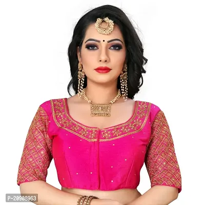 Heavy banglory Silk Zari Embroidered Stitched Blouses