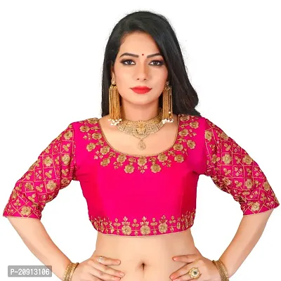 Heavy banglory Silk Zari Embroidered Stitched Blouses-thumb0