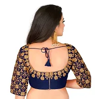 Heavy banglory Silk Zari Embroidered Stitched Blouses-thumb1