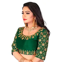 Heavy banglory Silk Zari Embroidered Stitched Blouses-thumb2