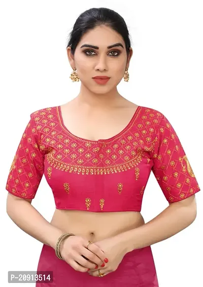 Heavy banglory Silk Zari Embroidered Stitched Blouses