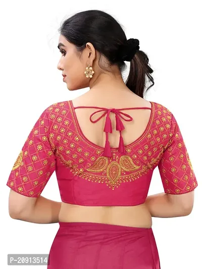 Heavy banglory Silk Zari Embroidered Stitched Blouses-thumb2