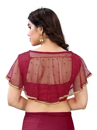 Banglory satin silk readymade blouse-thumb1