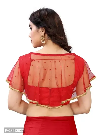 Banglory satin silk readymade blouse-thumb2