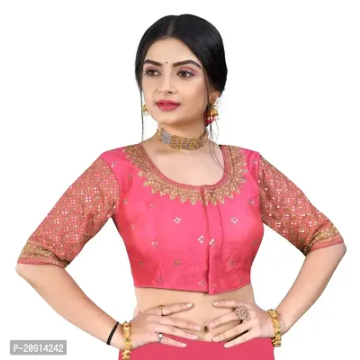 Classic Banglori Silk Embroidered Blouses for Women-thumb0