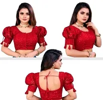 Georgette sequance work classic blouse-thumb2