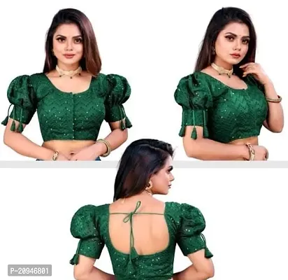 Georgette sequance work classic blouse-thumb3