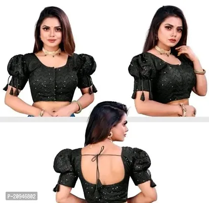 Georgette sequance work classic blouse-thumb3