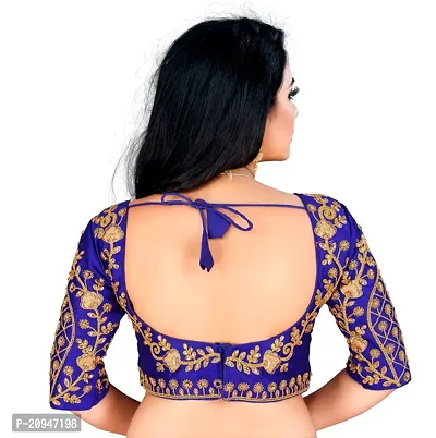 Classic Banglori Silk Embroidered Blouses for Women-thumb2