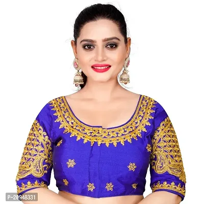 Classic Banglori Silk Embroidered Blouses for Women