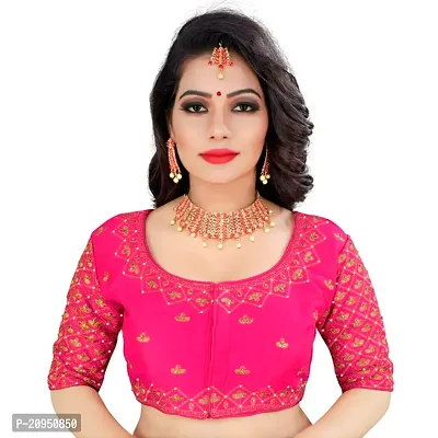 Classic Banglori Silk Embroidered Blouses for Women-thumb0