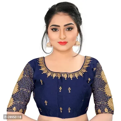 Classic Banglori Silk Embroidered Blouses for Women