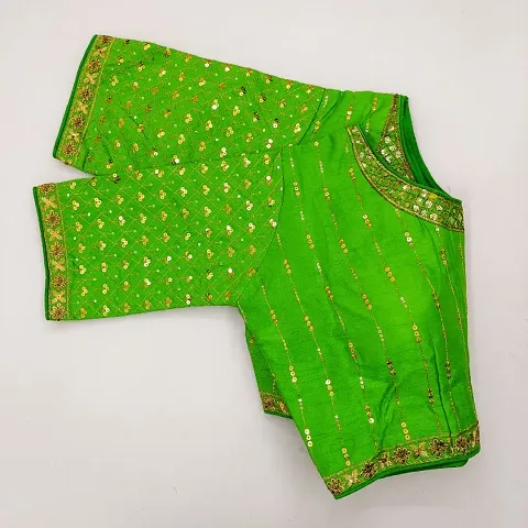 Reliable Banglori Silk Stitched Embroidered Blouses For Women