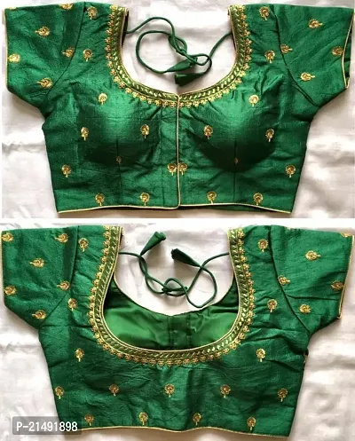 Classic Banglori Silk Embroidered Blouses for Women